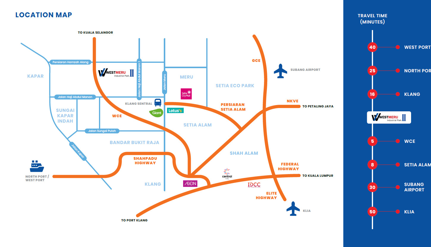 Jalan Meru Indah 22/KU8, West Meru Industrial Park