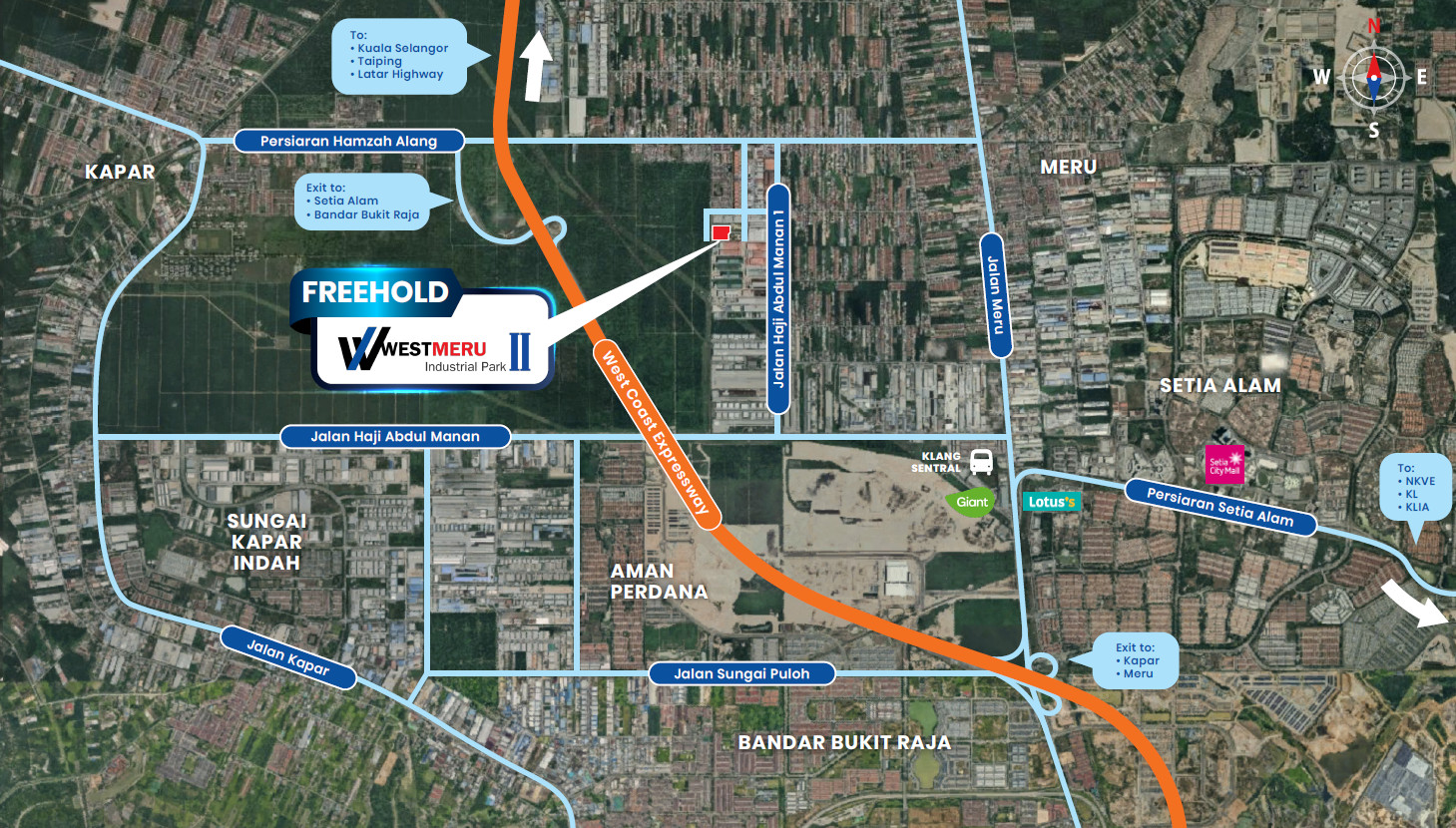 Jalan Meru Indah 22/KU8, West Meru Industrial Park